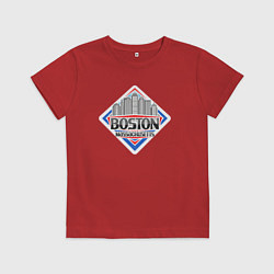 Детская футболка Массачусетс Бостон