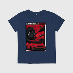 Детская футболка Автомобиль Subaru WRX