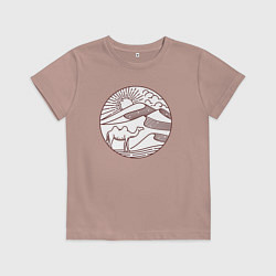 Детская футболка Верблюд в пустыне