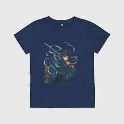 Детская футболка Столп Тумана Муичиро Токито Клинок рассекающий дем