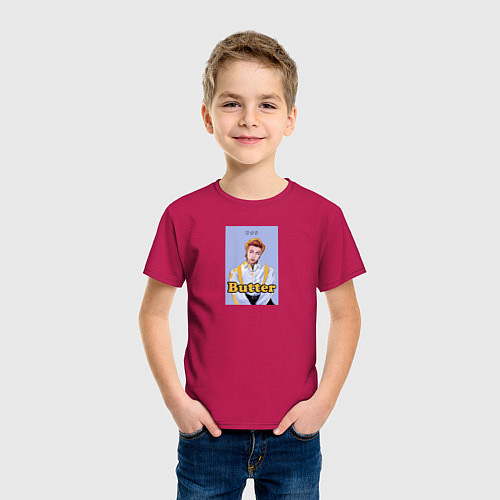 Детская футболка RM Butter / Маджента – фото 3