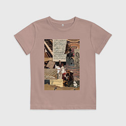 Детская футболка Музыка коллаж ноты