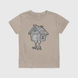 Детская футболка Избушка на курьих ножках