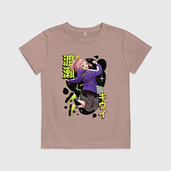 Детская футболка Киви Ватасэ - Медуза не умеет плавать в ночи