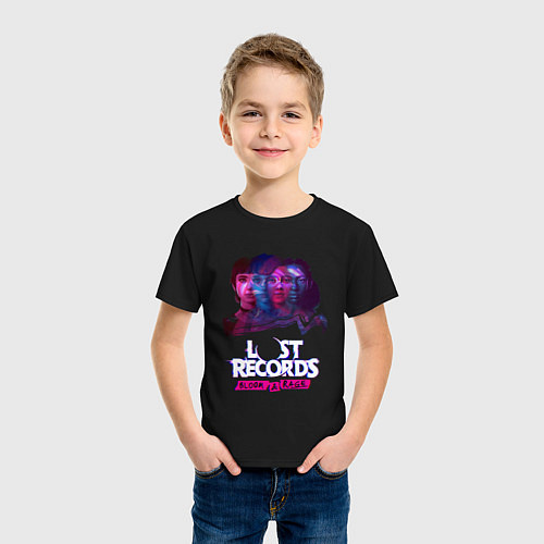 Детская футболка Персонажи Lost records bloom and rage / Черный – фото 3