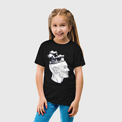 Футболка хлопковая детская Фабрика в голове работяги, цвет: черный — фото 2