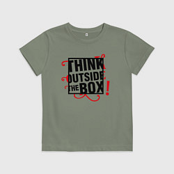 Детская футболка Мыслите нестандартно