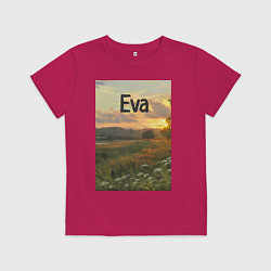 Детская футболка Eva поле золотое