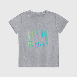 Детская футболка Медведь в полярном сиянии