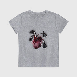 Детская футболка Увядшее сердце