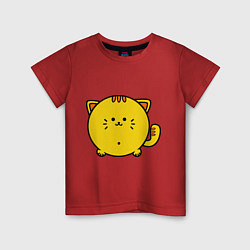 Детская футболка Пухлый котик