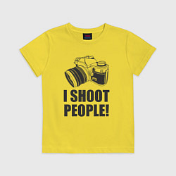 Детская футболка Фоткаю людей