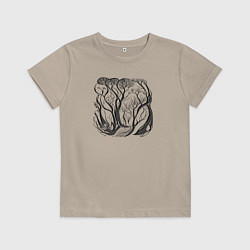 Детская футболка Природа и деревья в стиле модерн