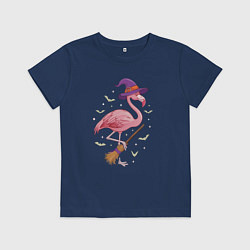 Детская футболка Фламинго хэллоуин