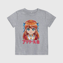Детская футболка Аля рыжая девочка аниме