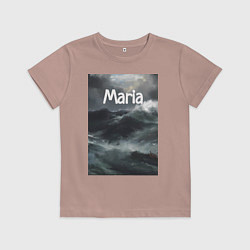 Детская футболка Maria штормовые волны