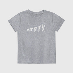 Детская футболка Эволюция рыбалки