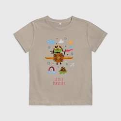 Детская футболка Лягушонок пилот