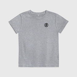 Детская футболка За веру царя и святую триединую Русь малая хризма