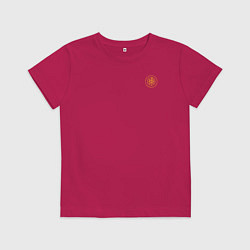 Детская футболка Сокрушу пред ним врагов его КЦК желтый