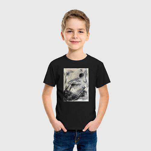 Детская футболка Graphic painting / Черный – фото 3