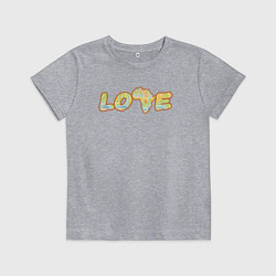 Детская футболка Love Africa