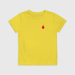 Детская футболка Группа крови: первая отрицательная