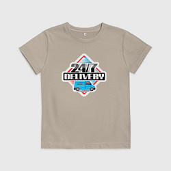 Детская футболка Круглосуточная доставка - Водитель
