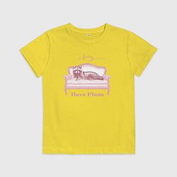 Детская футболка Сорри были планы енот