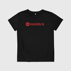 Детская футболка Deadlock red logo