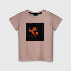 Футболка хлопковая детская The Weeknd Trilogy, цвет: пыльно-розовый