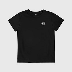 Детская футболка Сокрушу пред ним врагов его малая хризма белая