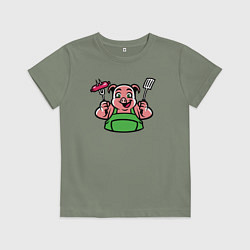 Детская футболка Поросёнок шеф