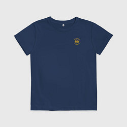 Детская футболка Мы русские с нами Бог НИКА желтая патриоты