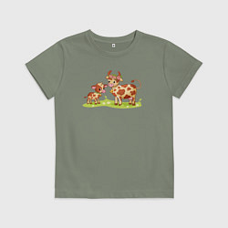 Детская футболка Телёнок и корова