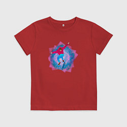 Детская футболка Парень на скейте