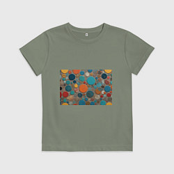 Детская футболка Арт вариация терраццо