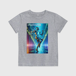 Детская футболка Cool cyber dancer - neon glow