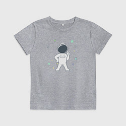 Детская футболка Peace spaceman