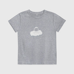 Детская футболка Космонавт в облаках