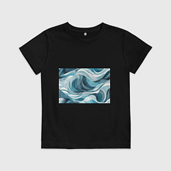 Детская футболка Океан абстракция волны