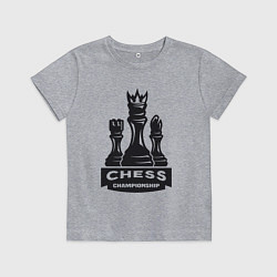 Детская футболка Chess championship