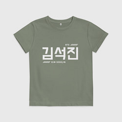 Детская футболка Ким Сокджин bts