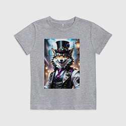 Детская футболка Стимпанк волк