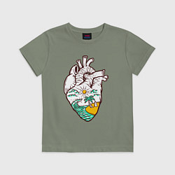 Детская футболка Остров сердца