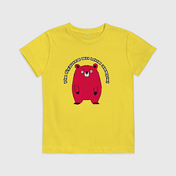 Детская футболка Осторожно, я просыпаюсь