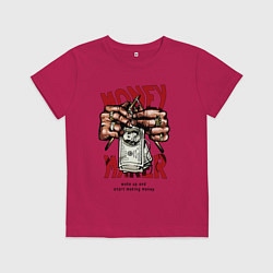 Детская футболка Money maker hands