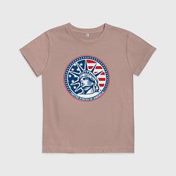Детская футболка USA flag New York