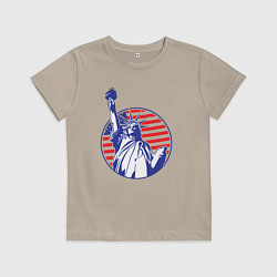 Детская футболка Статуя свободы - New York
