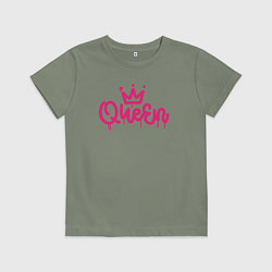 Детская футболка Pink queen